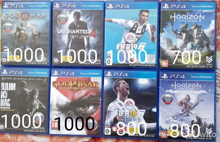 Игры для приставок ps4