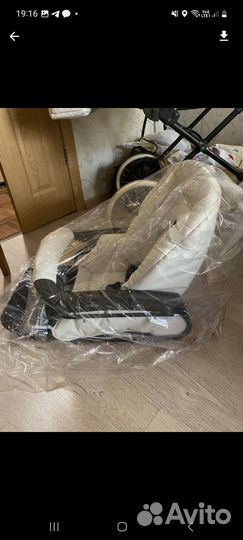 Коляска 2 в 1 эко кожа