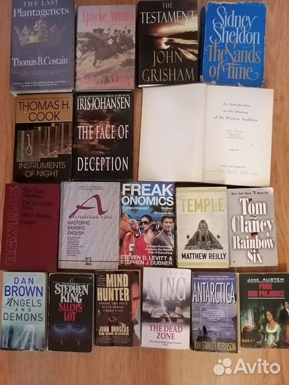 Книги на английском языке, б/у