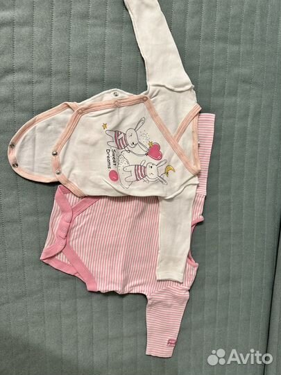 Вещи пакетом на девочку 0-3 месяцев