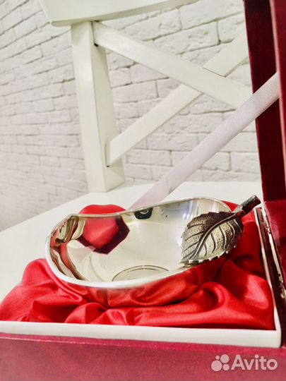 Серебро Вазочка для конфет, печенья, Варенья - Нов