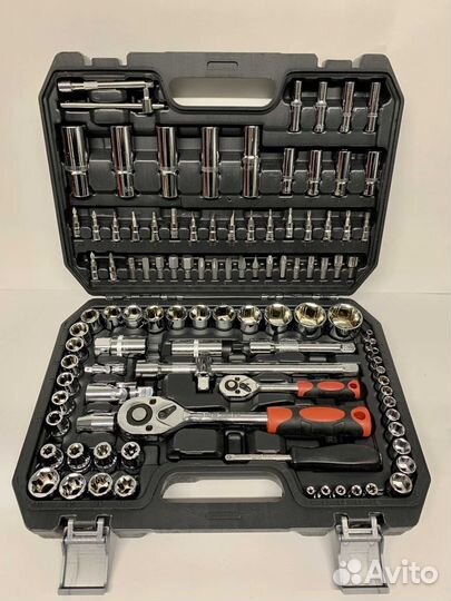 Набор ручного инструмента 108 пр. в кейсе ключи