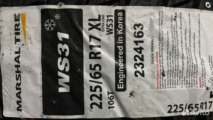 Marshal WinterCraft SUV Ice WS31 225/65 R17 106T