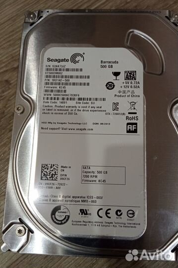 HDD Seagate 500gb 3.5