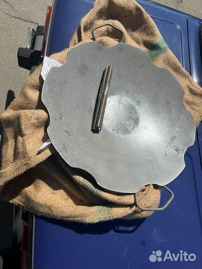 Садж из бороны с треногой