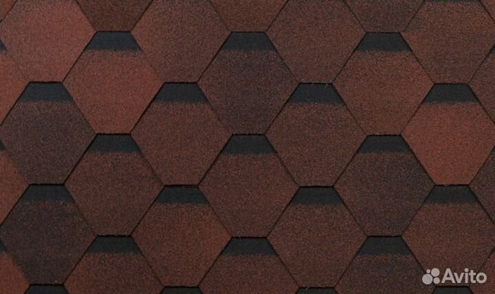 Гибкая черепица Shinglas оптима Красный