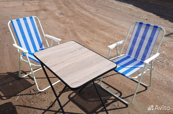 Все новое, кресло, зонт, стол раскладной