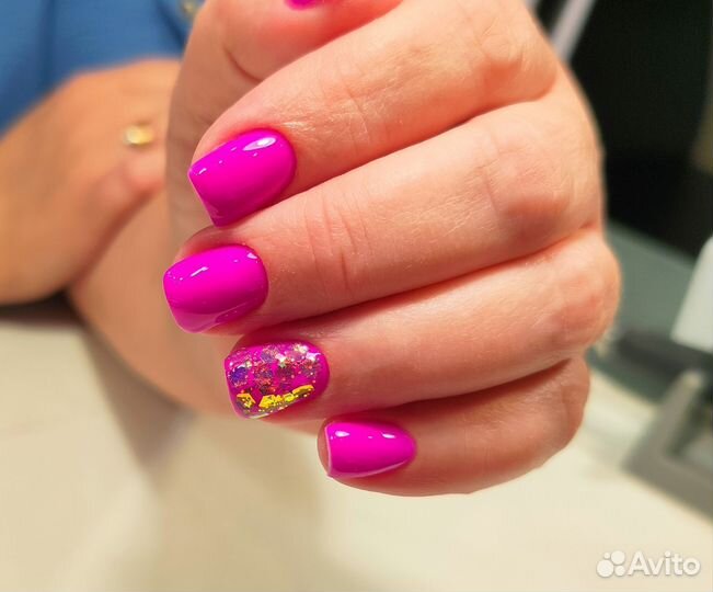 Маникюр, гель-лак, укрепление