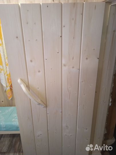 Изготовлю деревянные двери в баню