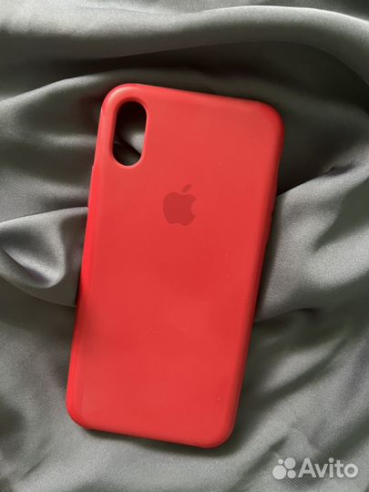 Чехол на iPhone X Silicon Case оригинал