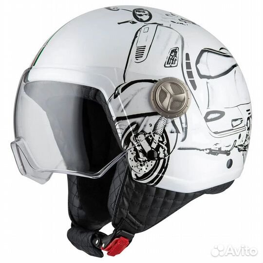 NZI Zeta 2 open face helmet Glossy W-Vespa Turia