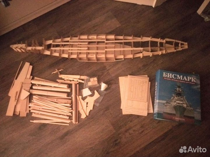 Модель корабля бисмарк