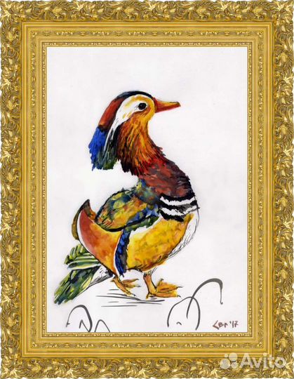 Картина акварелью 