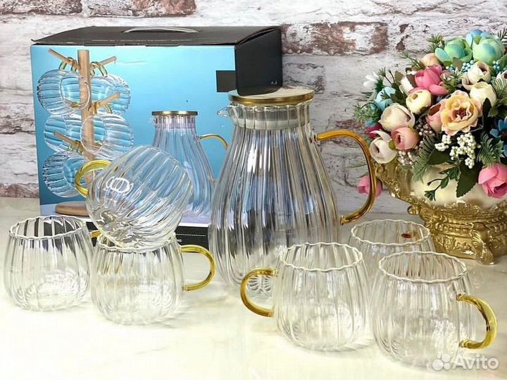 Графин и 6 стаканов