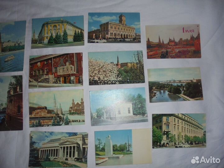 Видовые откр Москва 1960-х изд Сов худ + Планета