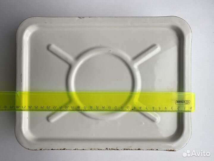 Поддон форма лоток металл эмалированный СССР