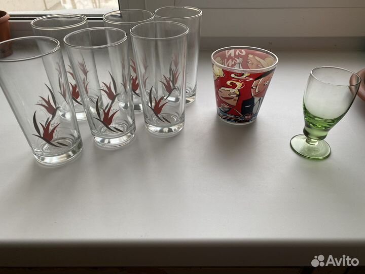 Рюмка, стаканы