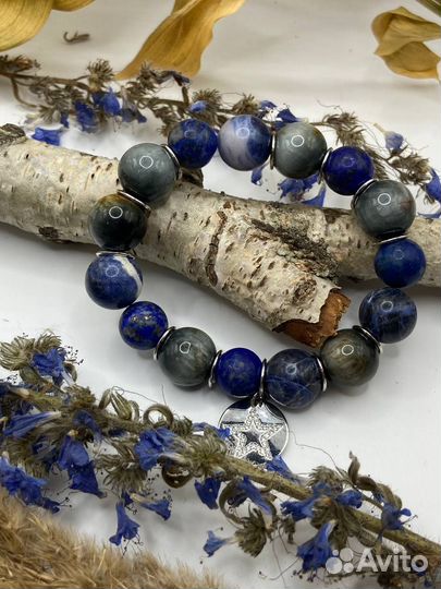 Браслет-талисман из камней 