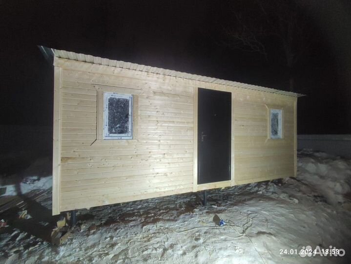 Бытовка и хозблок с установкой и монтажом