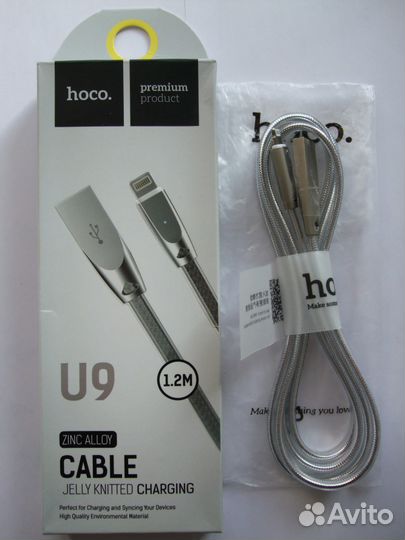 Для iPhone,iPad,USB кабель hoco оригинал U9 новый