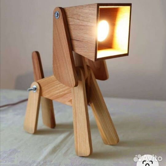 Светильник Пёс настольный