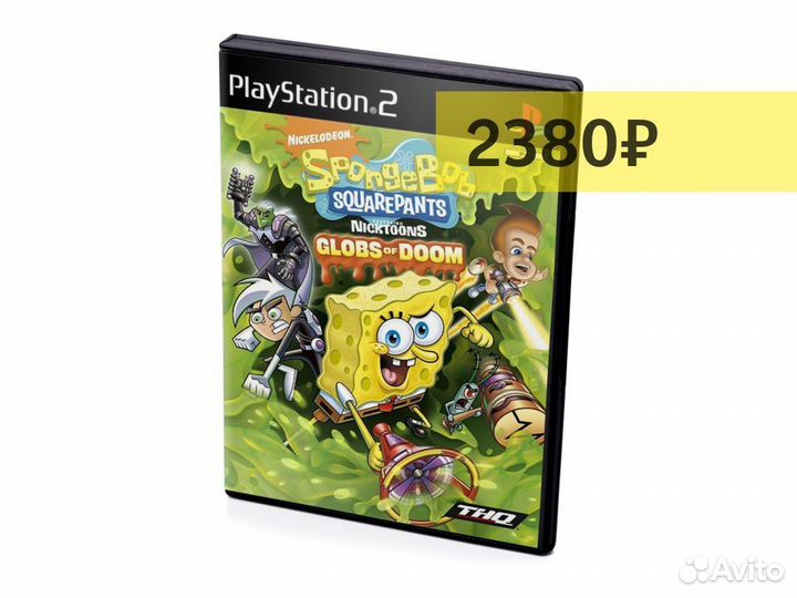 SpongeBobs Squarepants Globs of doom, б/у, английс