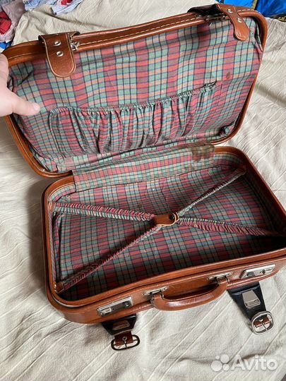 Кожаный чемодан СССР