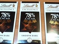 Шоколадая плитка lindt excellence 78% Dark 100 гр