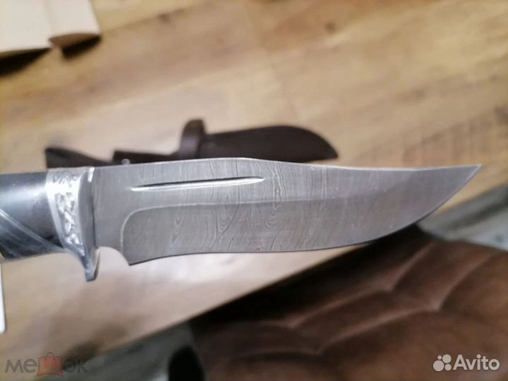 Нож новый Дамасская сталь нож/пила