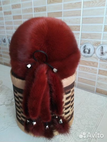 Шапка норковая женская