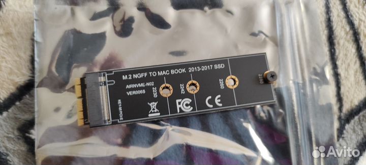 Переходник для macbook 2013-2017 на м2 SATA