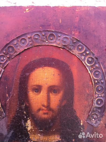 Старинная старообрядческая икона Вседержитель