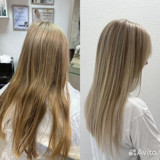 Сложное окрашивание волос