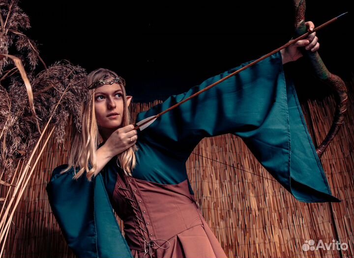 Костюм эльфа с луком и стрелой