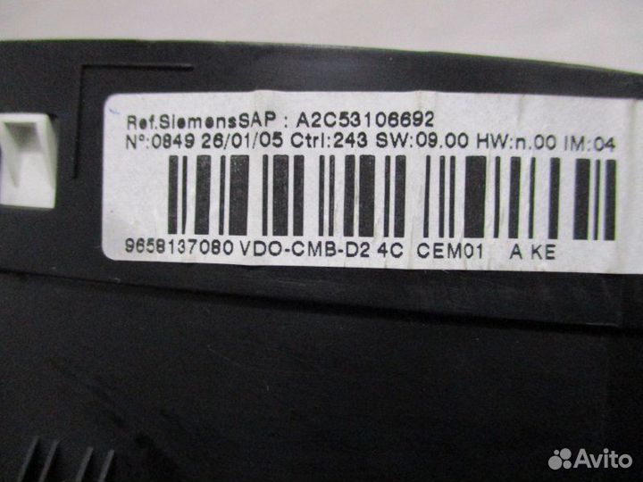 Щиток приборов Peugeot 407 1.8 2005