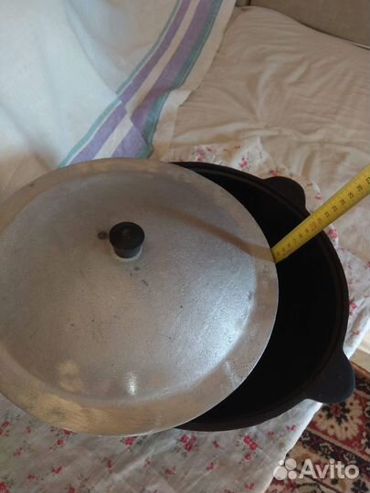 Казан чугунный 6 литров - Новый