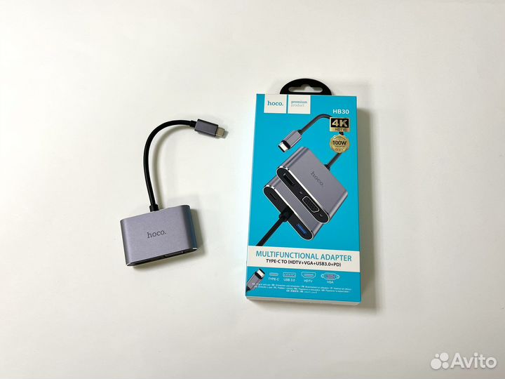 Переходник 4в1 Type-C