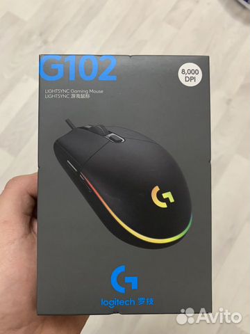 Игровая мышь logitech g102 (новая) объявление продам