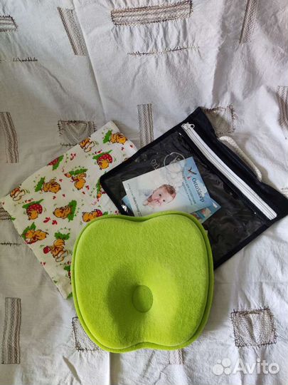 Подушка ортопедическая для младенцев с эффектом па