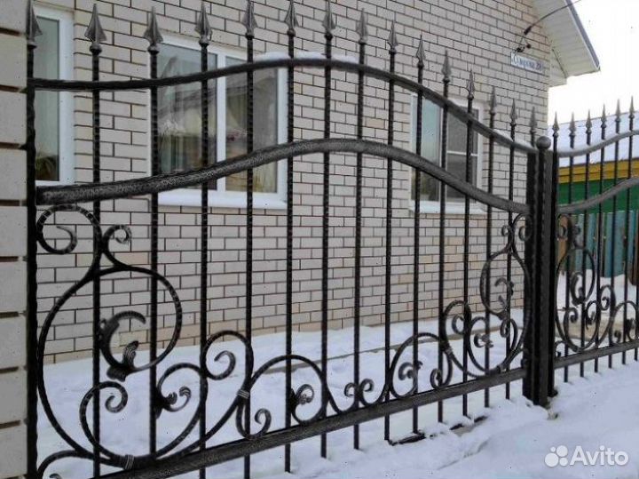 Кованые сварные заборы