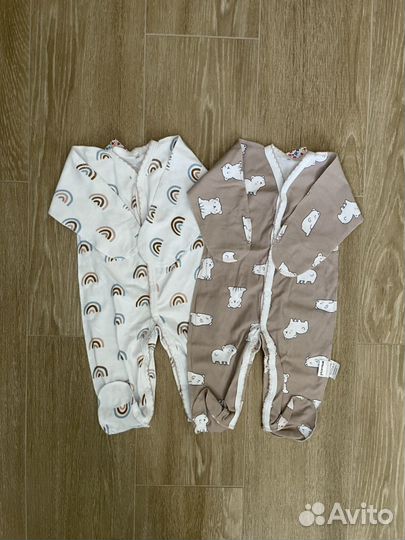 Детские вещи рр 62-74 новые боди, слипы