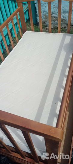 Детская деревянная кроватка, манеж