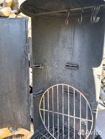 Мангал коптильня смокер