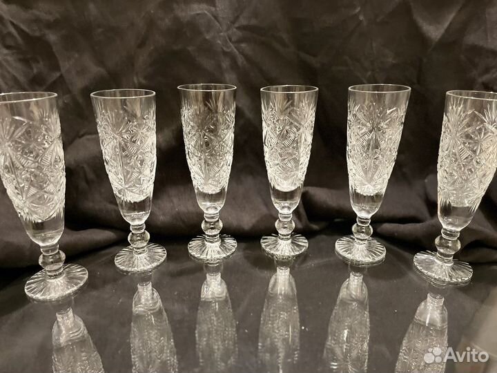 Набор фужеров 6шт хрусатль