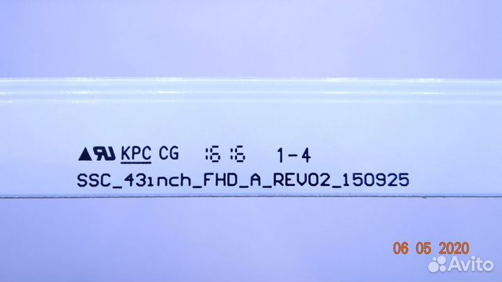 SSC 43inch FHD A REV02 150925 SSC 43inch FHD B REV
