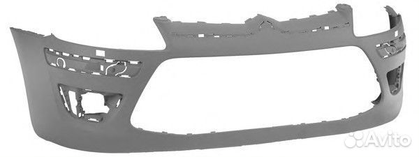 Бампер передний Citroen C4 1 08-10 рестайлинг