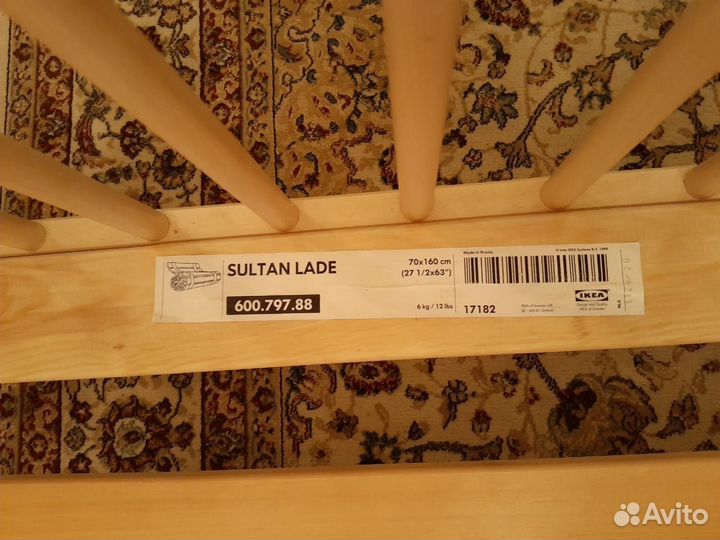 Детская кровать IKEA 70x160 см с матрасом