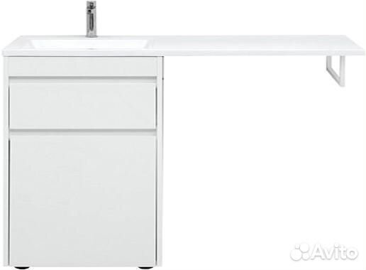 Тумба с раковиной Aquanet Токио 68 1 ящик, с белье