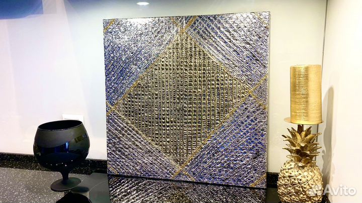Картина рельефная поталь 50-50