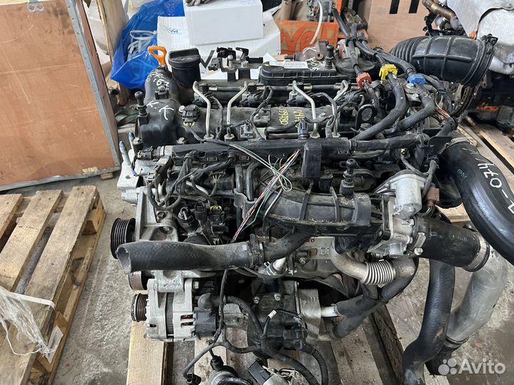 Двигатель D4HB Hyundai Santa Fe 2.2л. 197л.с